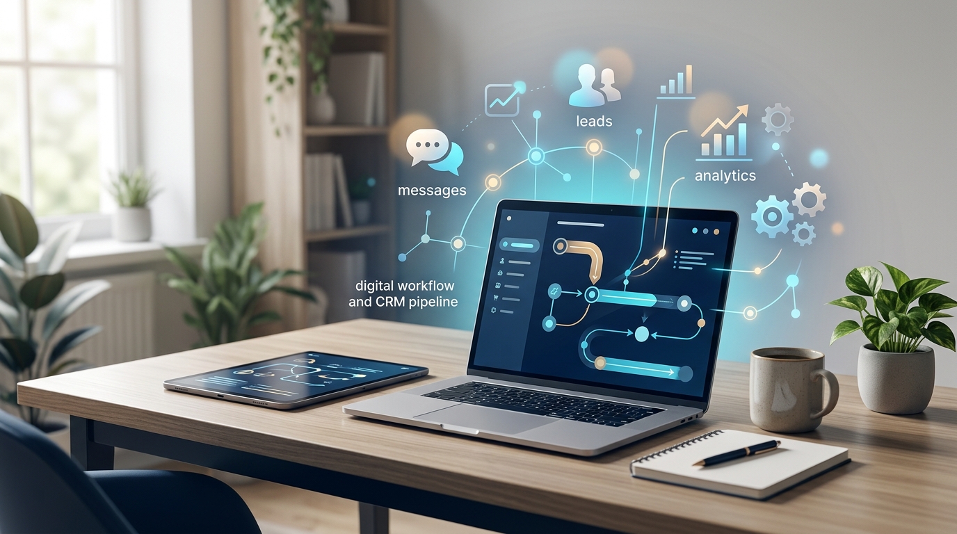 Mô hình số hóa quy trình quản lý khách hàng CRM cho doanh nghiệp nhỏ